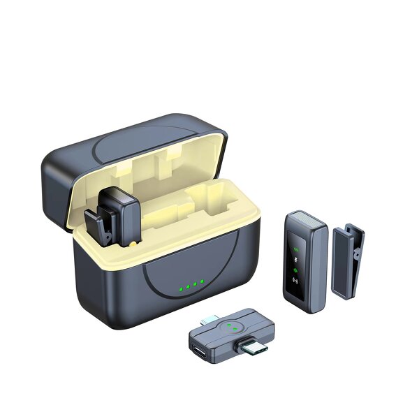 Wireless Condenser Microphone Manufacturer - OEM Professional Lightning TYPE-C Magnetic 2.4G