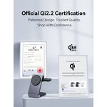 Wireless Charger Manufacturer - OEM New Desktop 25W Foldable 3-in-1 Fast for Phone Earphone