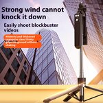 Selfie Stick Manufacturer - OEM 170cm Telescopic Stainless Steel with Light Bluetooth Foldable