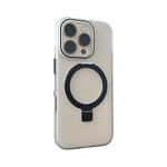 Magnetic Phone Case Manufacturer - Wholesale Luxury TPU+PC Shockproof Matte Metal Ring Kickstand