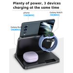 Wireless Charger Manufacturer - OEM 2025 Hot Selling 3-in-1 15W Foldable Magnetic LED Indicator