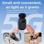 Wireless Lavalier Microphone Manufacturer - OEM K21 with LED Battery Indicator for iPhone