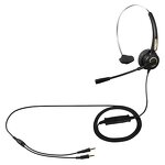 Call Center Headset Manufacturer - OEM Opptel Noise Cancelling QD USB RJ9 Connector