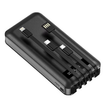 Portable Power Bank Manufacturer - OEM Hot Sales 10000mAh with Four Cable for Mobile