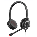 Wired ENC Headset Manufacturer - OEM USB with Mic Audio Controls Noise Isolating