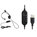 USB Computer Headset Manufacturer - OEM Hot Sale SD15U-1 Double Ear