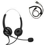 Wired Stereo Headset Manufacturer - OEM QD Call Center with ENC USB Microphone