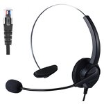 Wired Headset Manufacturer - OEM Office Contact Center with RJ11 Plug