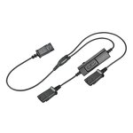 Monaural Headset Manufacturer - OEM Call Center with Plantronic QD 3Y Cable