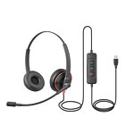 ENC USB Headset Manufacturer - OEM Opptel with Microphone Noise Cancelling for Laptop