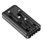 Portable Power Bank Manufacturer - OEM Hot Sales 10000mAh with Four Cable for Mobile