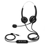 Call Center Headset Manufacturer - OEM Opptel Professional ENC with Noise Canceling Microphone