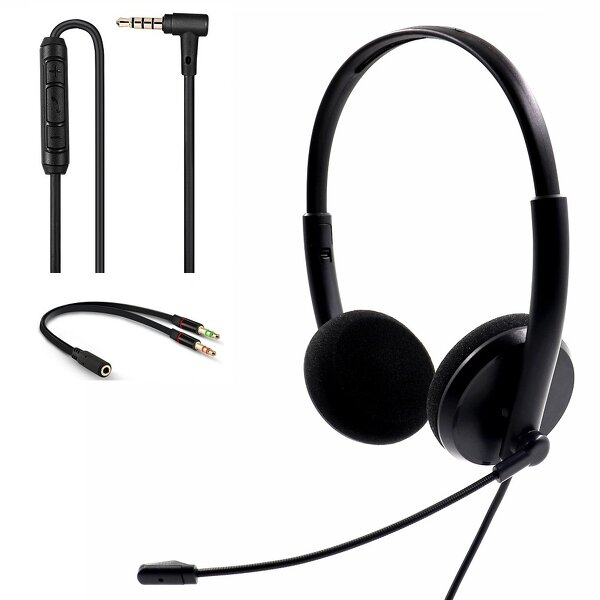 Call Center Headphone Manufacturer - OEM Opptel 3.5 Microphone Headphone