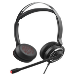 Wired ENC Headset Manufacturer - OEM USB with Mic Audio Controls Noise Isolating