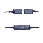 Monaural Headset Manufacturer - OEM Call Center with Plantronic QD 3Y Cable