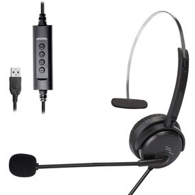 USB Telephone Headset Manufacturer - OEM Computer Headset with Clear Chat Microphone