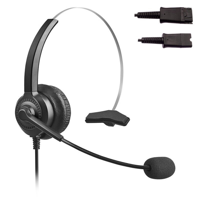 QD Headset Manufacturer - OEM USB Mute Mic Over Ear Office Call Center