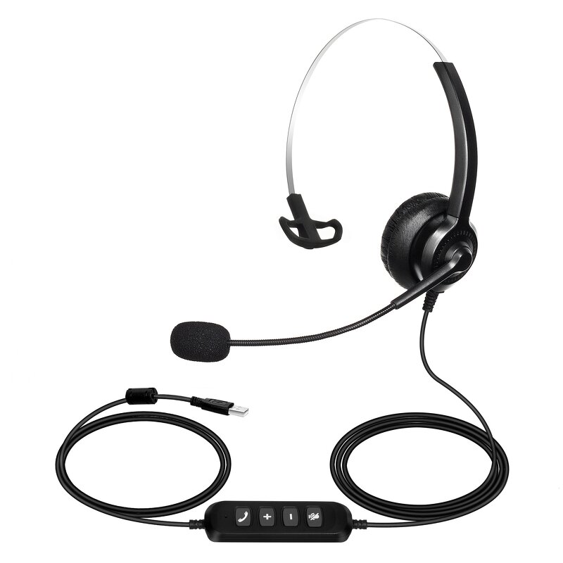 Call Center Headset Manufacturer - OEM Opptel Professional ENC with Noise Canceling Microphone
