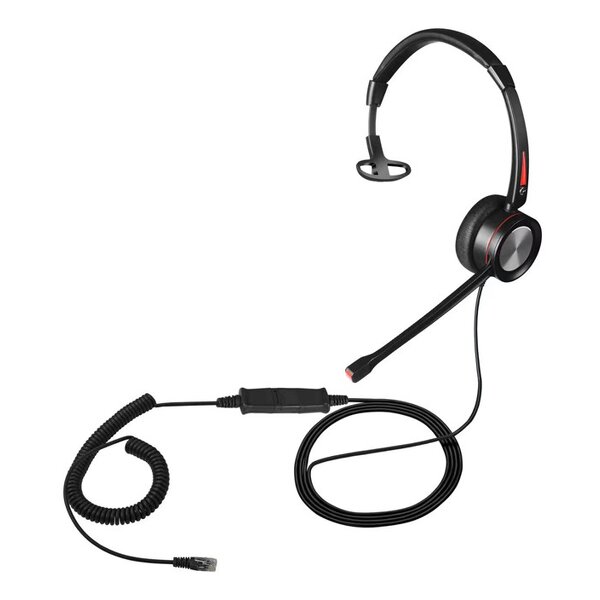 Call Center Headset Manufacturer - OEM Noise Cancelling QD to PC Cable with Microphone