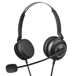 Wired ENC Headset Manufacturer - OEM USB with Mic Audio Controls Noise Isolating