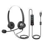 USB ENC Headset Manufacturer - OEM with Microphone Noise Cancelling Volume Control