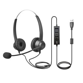 USB ENC Headset Manufacturer - OEM with Microphone Noise Cancelling Volume Control