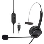 USB Telephone Headset Manufacturer - OEM Computer Headset with Clear Chat Microphone