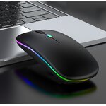 Wireless Mouse Manufacturer - OEM BT Dual-mode Wireless Charging Mute Silent Luminous