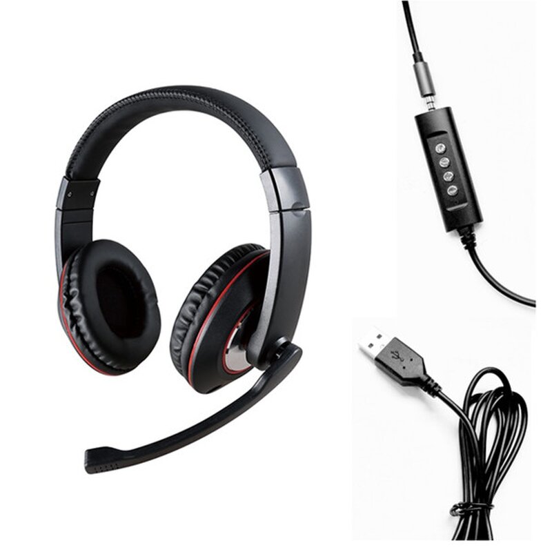 USB Computer Headset Manufacturer - OEM SD14U with Microphone in Stock