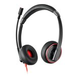 Wired ENC Headset Manufacturer - OEM USB with Mic Audio Controls Noise Isolating