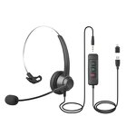 USB ENC Headset Manufacturer - OEM with Microphone Noise Cancelling Call Center ENC