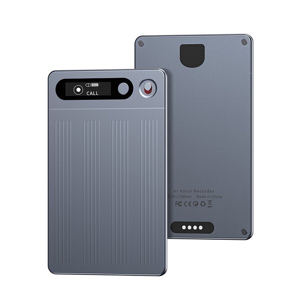 Smart Dictaphone Factory - 13 Language AI Magnet Audio Recorder 64G