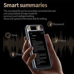 AI Voice Recorder Factory - M5 Smart 5-inch HD 134 Languages MP3