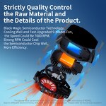 Mobile Game Cooler Factory - DL05 with Cooling Pad Portable Silent Cooler