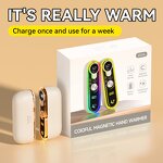 Hand Warmer Factory - 2026 New Rechargeable Magnetic 2-in-1 RGB Light