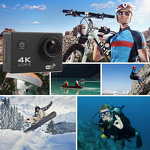 Sports Camera Factory - Hot Sale 4K WiFi Waterproof Wide Angle Camera