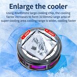 Portable Phone Radiator Manufacturer - X100 RGB Light Magnetic Clip Cooler