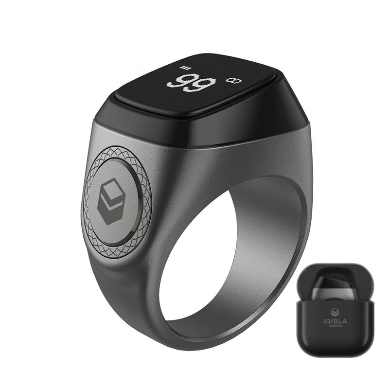 IQIBLA Zikr Ring Factory - OEM Multifunctional Touch Screen Tasbeeh