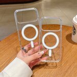 Phone Case Factory - Logo Customize Transparent Magnetic TPU PC