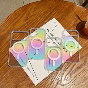 Aurora Phone Protector Factory - Luxury Gradient Magnetic Acrylic Cover