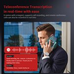 Smart Dictaphone Factory - 13 Language AI Magnet Audio Recorder 64G