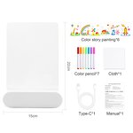 LED Drawing Pad Manufacturer - OEM Creative Colorful with Erasable Acrylic Pens Memo