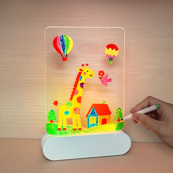 LED Drawing Board Manufacturer - OEM HFL F10 Creative Colorful with Erasable Acrylic Pens