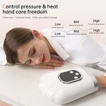 Electric Hand Massager Manufacturer - OEM New Arrival with Heat Air Compression for Arthritis