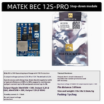 BEC Step Down Module Manufacturer - OEM Matek 12S-Pro 9V-55V Input Plastic Case