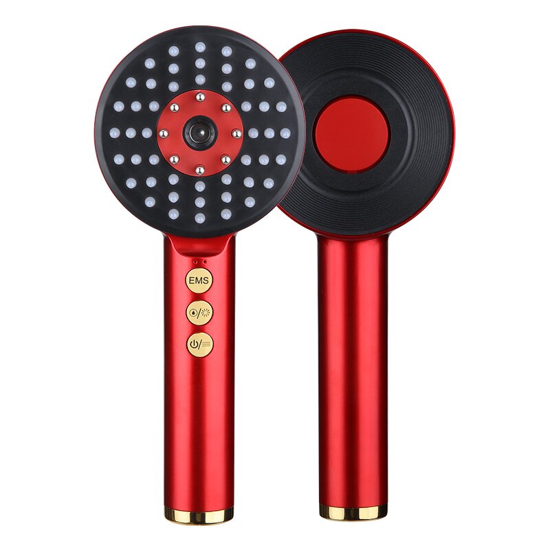 Electric Scalp Massager Manufacturer - OEM 3-in-1 Multi-Functional Red Blue Light Hair