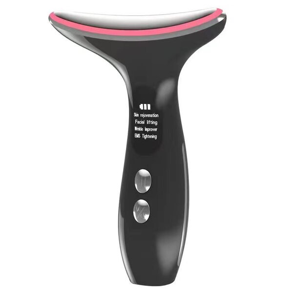 Neck Beauty Device Manufacturer - OEM EMS Facial Lifting Massager 3 Colors Led Therapy