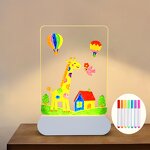 LED Drawing Board Manufacturer - OEM HFL F10 Creative Colorful with Erasable Acrylic Pens