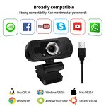 PC Camera Manufacturer - OEM H8 1080p HD 360 Degree with Microphone Tripod for Laptop