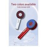 Electric Hairbrush Manufacturer - OEM 2-in-1 with Oil Dispenser Scalp Massager Micro Current